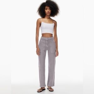 Aritzia Wilfred Free modern High-waisted utility pants